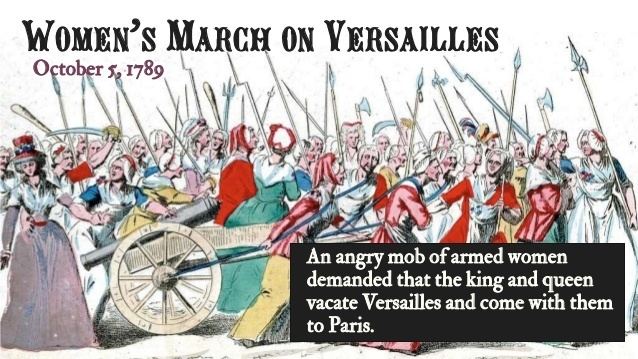 women's march on versailles date