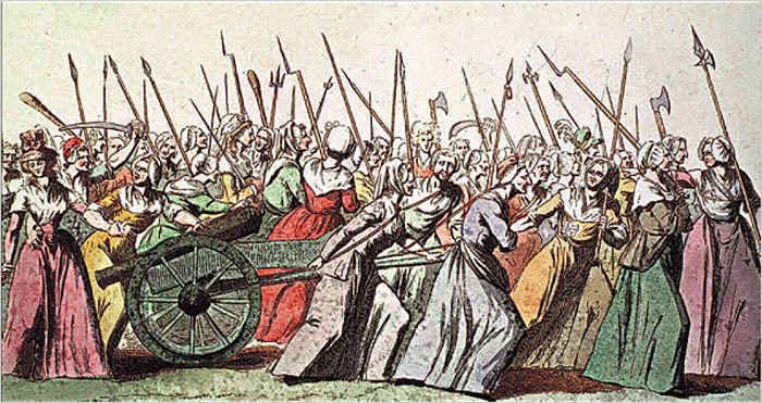 Women's March on Versailles Womens March to Versailles HistoryWiz French Revolution