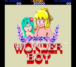 Wonder Boy Wonder Boy Videogame by Sega