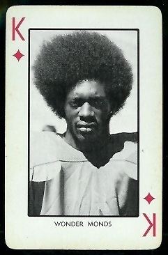 Wonder Monds Wonder Monds 1973 Nebraska Playing Cards 13D Vintage Football