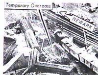 Woodbridge train wreck Woodbridge NJ Commuter Train Plunges Off Trestle Feb 1951