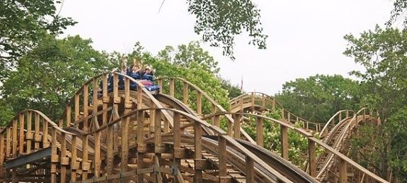 Wooden Warrior Quassys Wooden Warrior Opens with Timberliners CoasterCritic