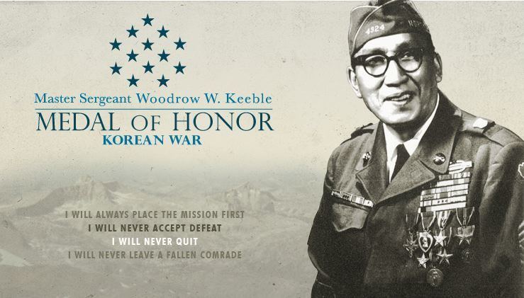 Woodrow W. Keeble Native American Hero and Medal of Honor Recipient