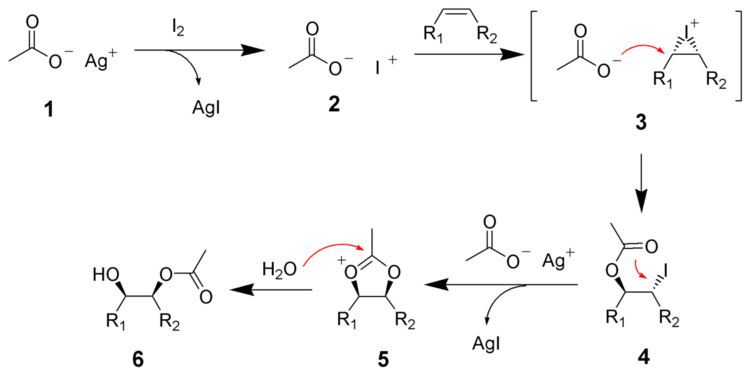 Woodward cis-hydroxylation