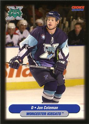 Worcester IceCats Worcester IceCats 200304 Choice Marketing Hockey Card Checklist at