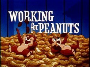 Chip n Dale Online Classic Shorts Working for Peanuts