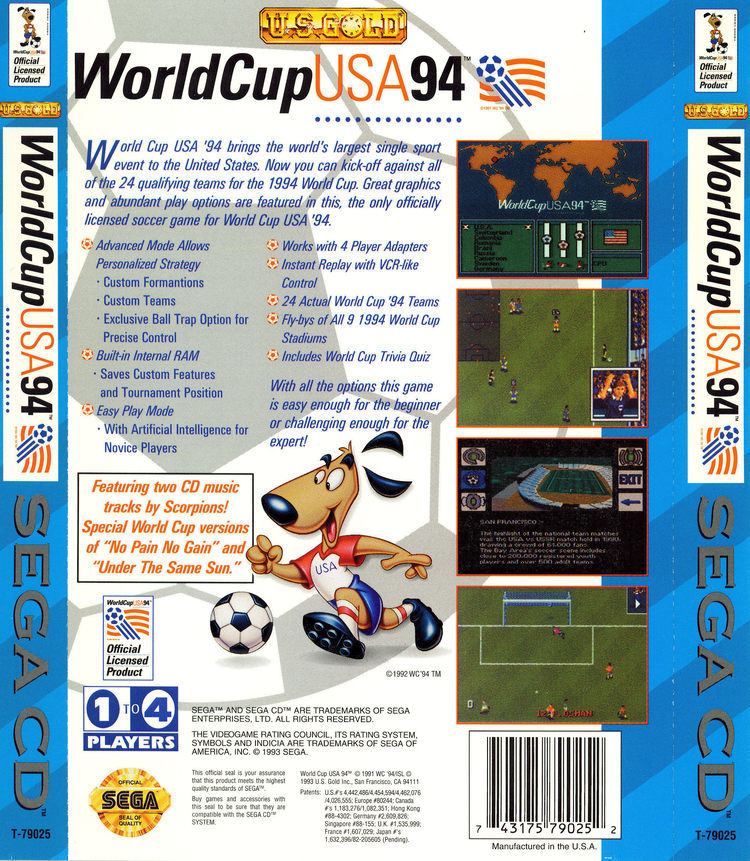 World Cup USA '94 World Cup USA 94 U ISO SegaCD ISOs Emuparadise