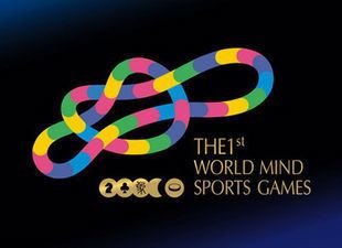 World Mind Sports Games Official logo for the First World Mind Sports Games presented in
