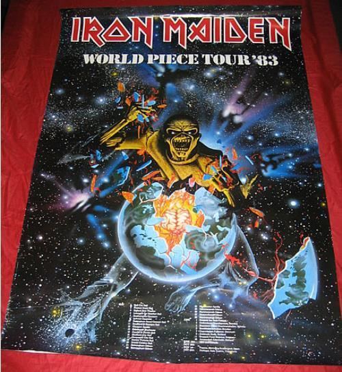 World Piece Tour Iron Maiden World Piece Tour 83 UK poster 338408