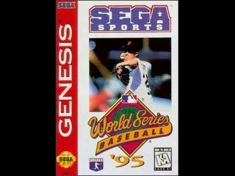 World Series Baseball '95 World Series Baseball 95 Sega Genesis Game Play YouTube