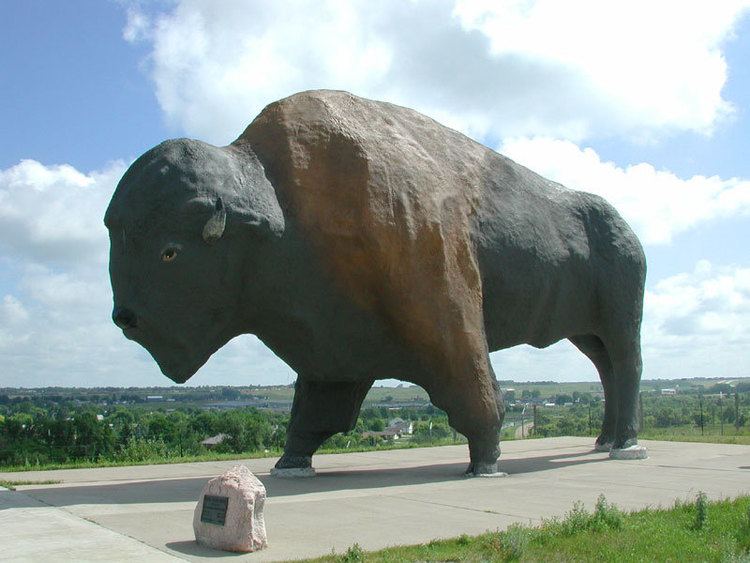 World's Largest Buffalo sorabjicom2002roadtripnorthdakotajamestown