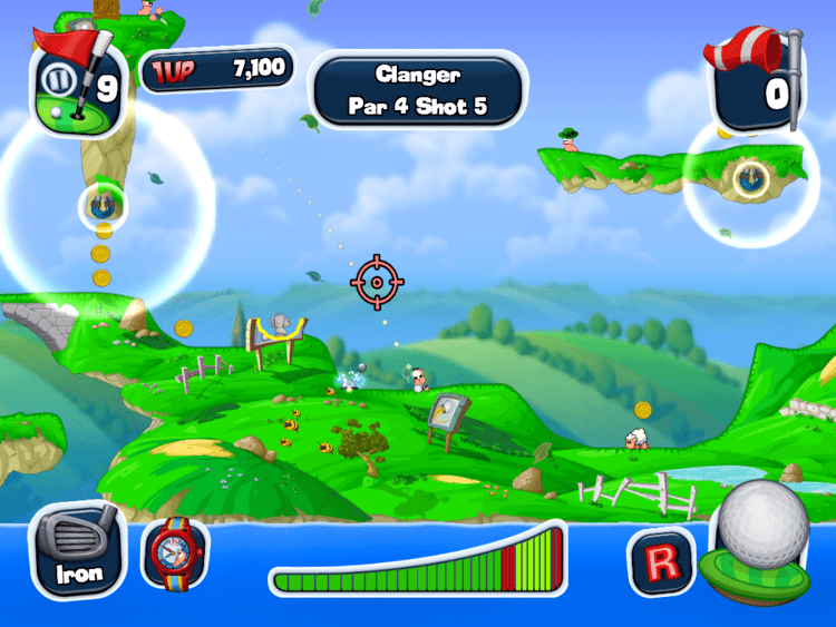 Worms Crazy Golf Worms Crazy Golf HD Review iOS The Average Gamer