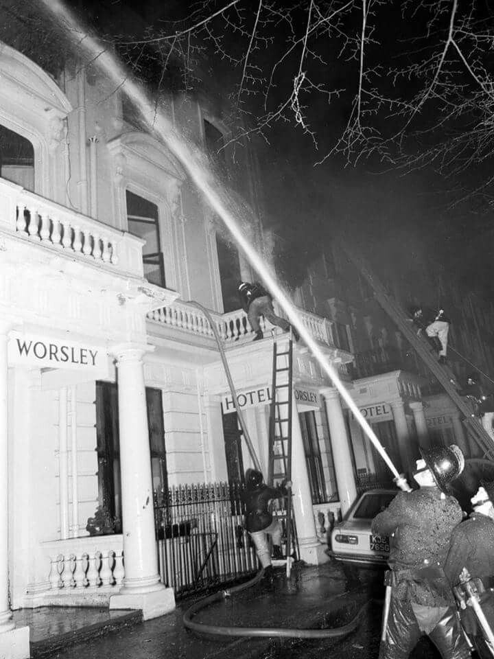 Worsley Hotel fire Worsley Hotel Fire Maida Vale London 13121974 Seven people