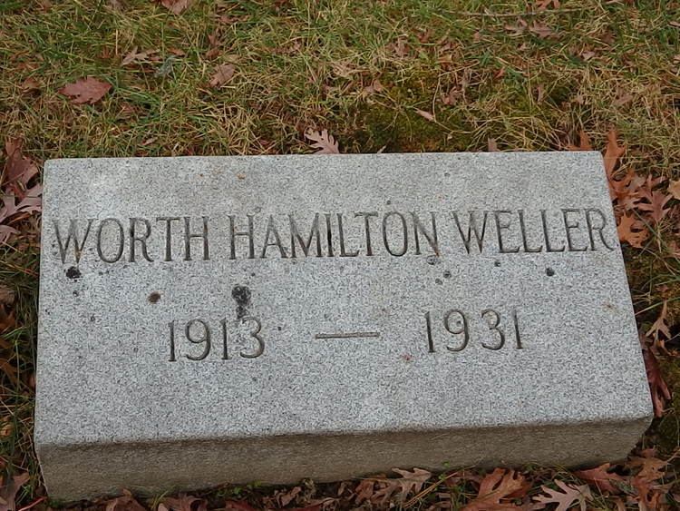 Worth Hamilton Weller Worth Hamilton Weller 1913 1931 Find A Grave Memorial