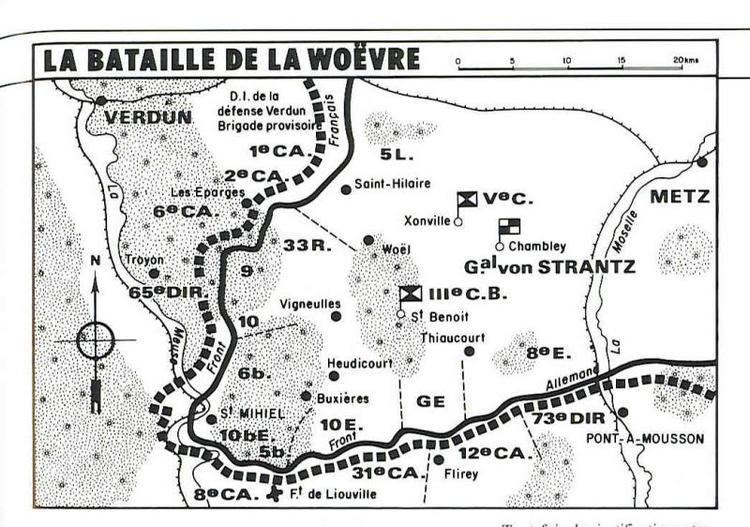 Woëvre Octobre 1912 prdiction de la bataille la Wovre en 1915