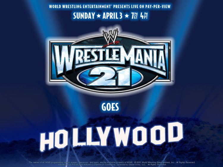 WrestleMania 21 therisingon Wrestlemania 21 April 3rd 2005 Staples Center