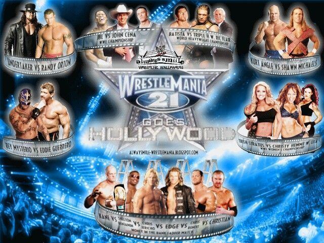 WrestleMania 21 Wrestlemania 21 matches WWE Pinterest