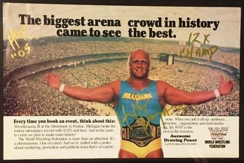 WrestleMania IV ORIGINAL Wrestlemania IV Poster 1988