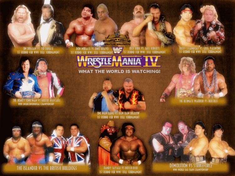 WrestleMania IV International Object Wrestlemania IV