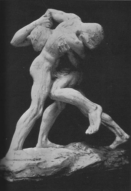 Wrestlers (sculpture) Wrestlers by Ruby W Levick