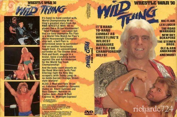 WrestleWar (1990) WCW Wrestle War 1990 Wild Thing review Online World of Wrestling