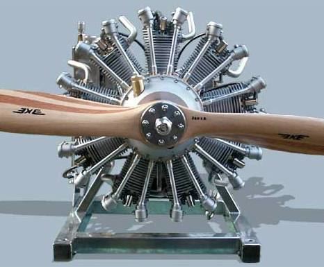 Wright Whirlwind series Model Engine News August 2004