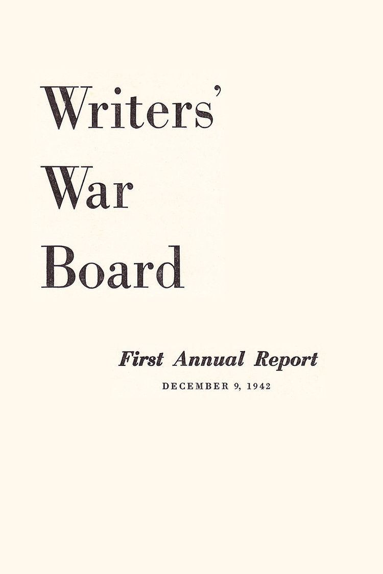 Writers' War Board