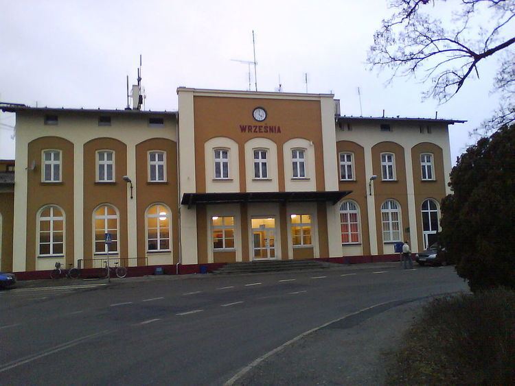 Września railway station