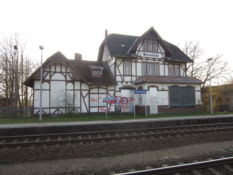 Wüstenfelde railway station