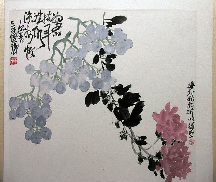 Wu Changshuo Flowers Album Leaves 4 Wu Changshuo Qing Dynasty