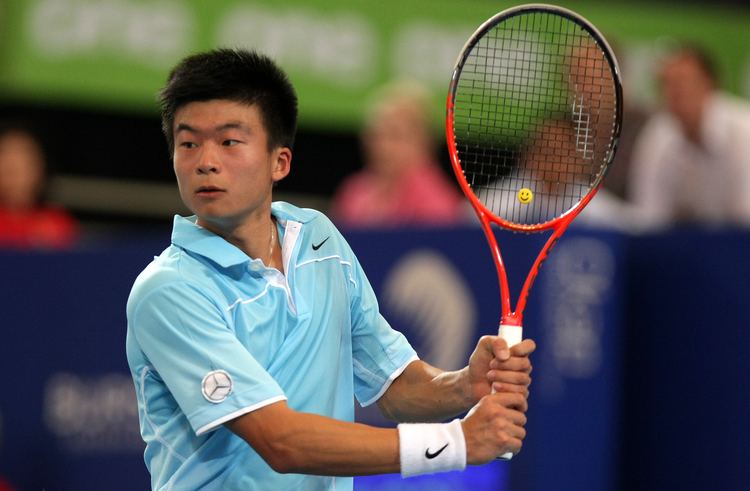 Wu Di (tennis) Wu Di of China in action in the Hopman Cup 2012 Perth