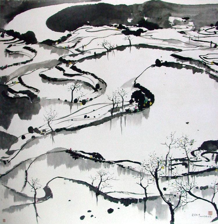 Wu Guanzhong The beauty of abstract form Wu Guanzhong39s Ink Paintings
