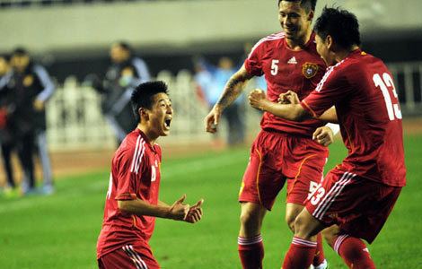 Wu Lei Wu Lei goal keeps alive China39s hope in Asian Cup1