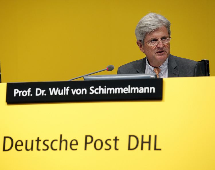 Wulf von Schimmelmann Deutsche Post DHL Group May 29 2013 Prof Wulf von Schimmelmann