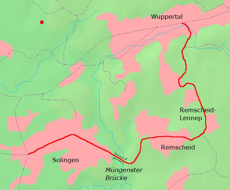 Wuppertal-Oberbarmen–Solingen railway