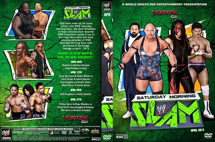 WWE Saturday Morning Slam WWE Saturday Morning Slam April 2013 DVD Cover by Chirantha on