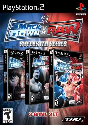 WWE SmackDown! vs. Raw WWE SmackDown vs Raw Superstar Series Box Shot for PlayStation 2