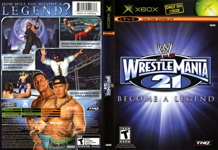 WWE WrestleMania 21 theisozonecomimagescoverxbox469jpg