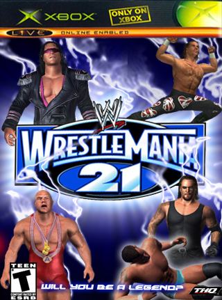 WWE WrestleMania 21 WWE WrestleMania 21 Xbox Box Art Cover by faster90