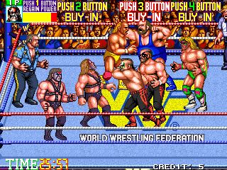 WWF WrestleFest WWF WrestleFest US Tecmo ROM MAME ROMs Emuparadise