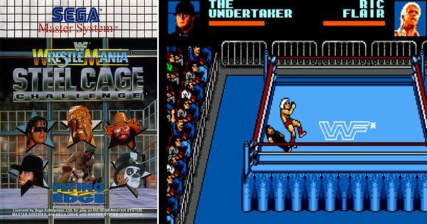 WWF WrestleMania: Steel Cage Challenge Play WWF Wrestlemania Steel Cage Challenge on Master System