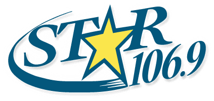 The logo of the WXXC radio station "Star 106.9"