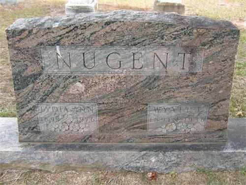 Wyatt Luther Nugent Wyatt Luther Nugent 1891 1936 Find A Grave Memorial
