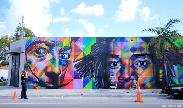 Wynwood Art District Street art at Wynwood Walls 2013 in Miami BA Street Art