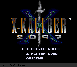 X-Kaliber 2097 SNES Super Nintendo for XKaliber 2097 ROM