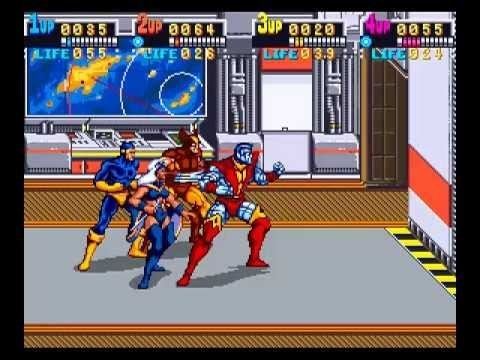 X-Men (1992 video game) XMen The Arcade Game Konami 1992 Full Playthrough YouTube