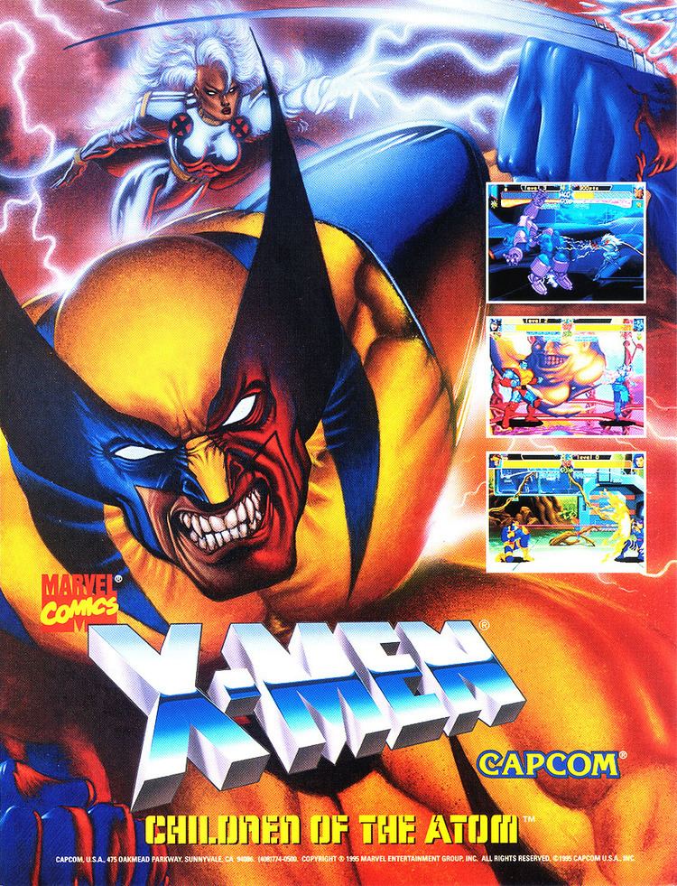 X-Men: Children of the Atom (video game) The Arcade Flyer Archive Video Game Flyers XMEN Children of