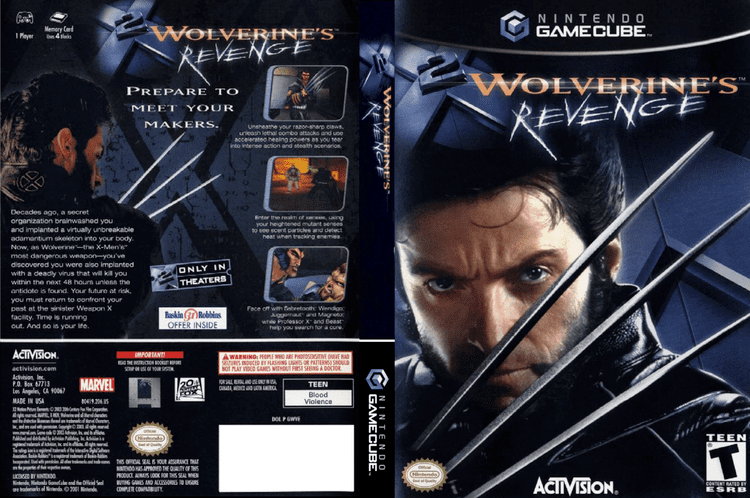 X2: Wolverine's Revenge artgametdbcomwiicoverfullHQUSGWVE52png