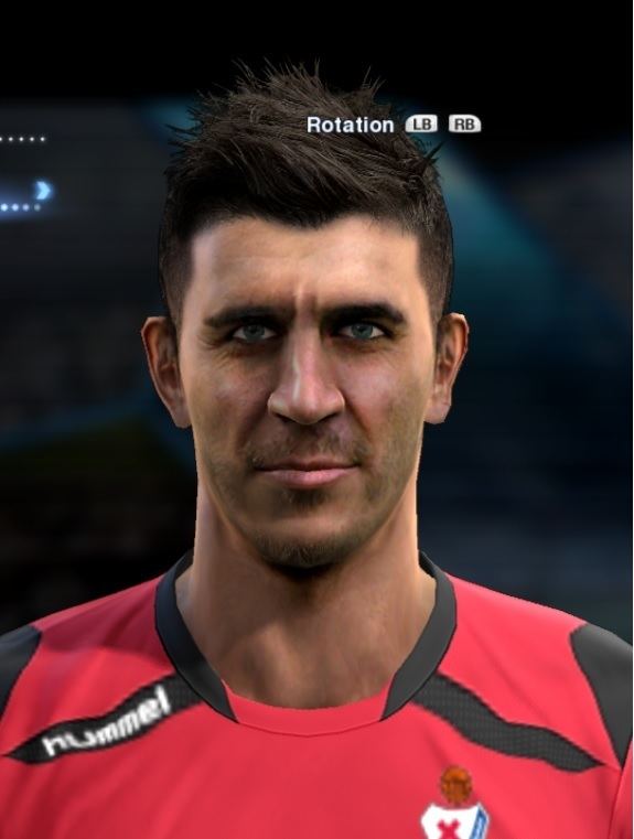 Xabi Irureta Irureta Xabi Eibar face for Pro Evolution Soccer PES