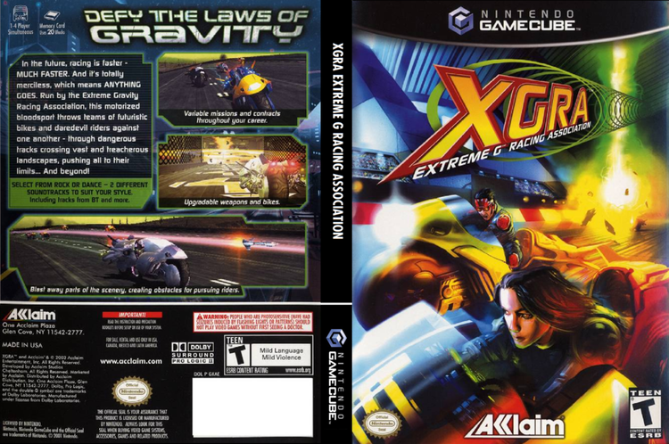 XGRA: Extreme G Racing Association artgametdbcomwiicoverfullHQUSGXAE51png